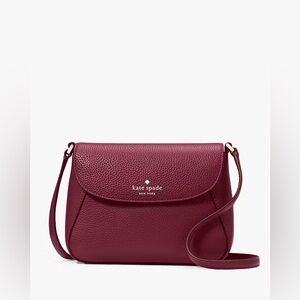 NWT Kate Spade Monica Small Flap Crossbody - Blackberry Preserves